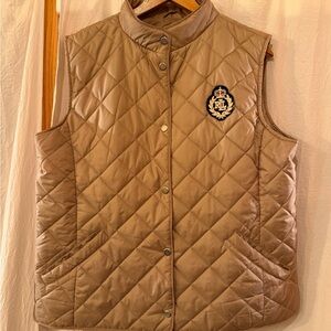 Polo by Ralph Lauren Women's Tan Quilted Vest